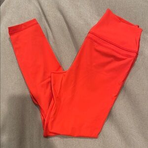 CRZ YOGA Bright Red Orange Leggings